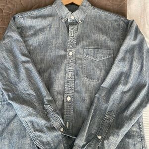 J. Crew mens chambray button down